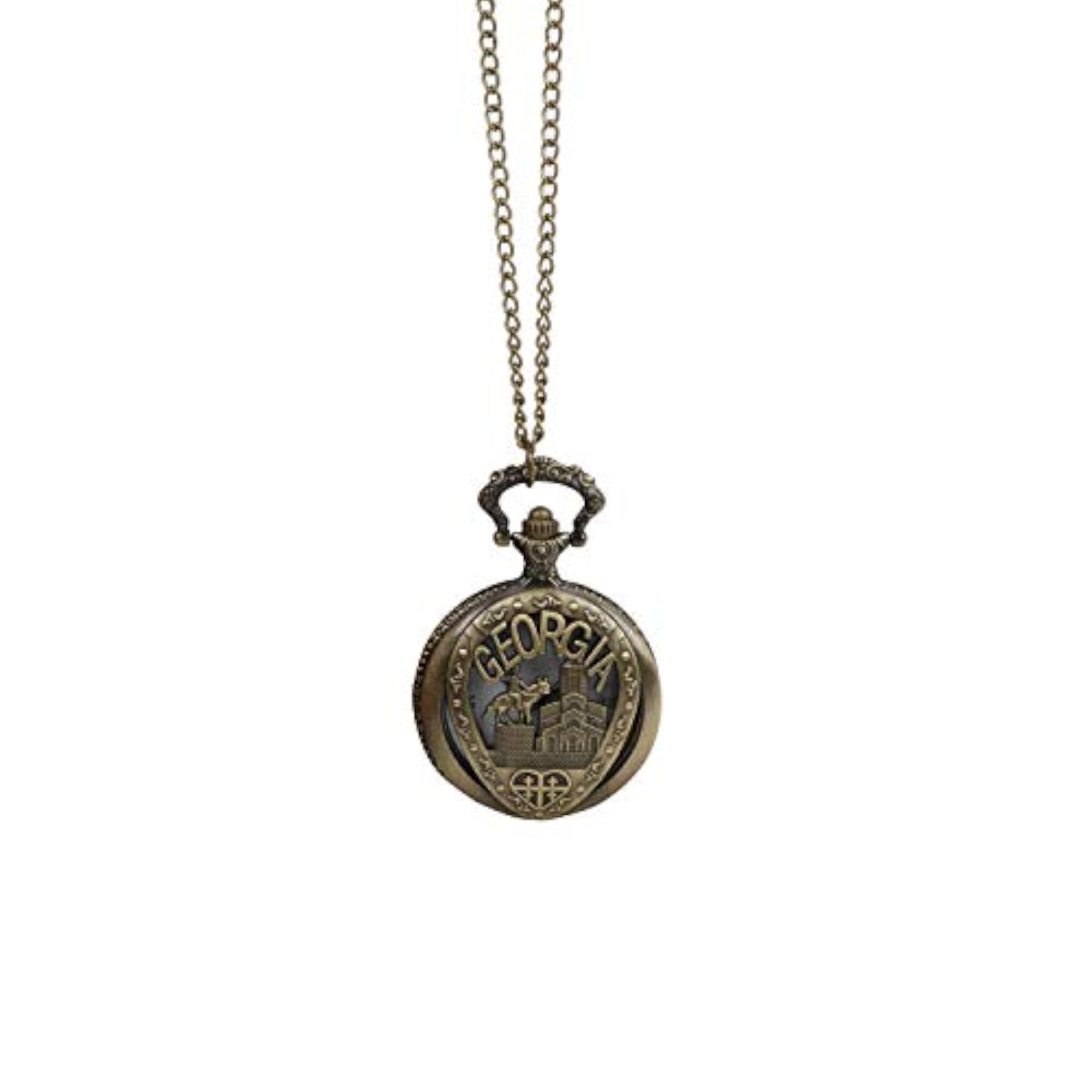 Georgia Full Hunter Pocket Watch with Chain, Gift