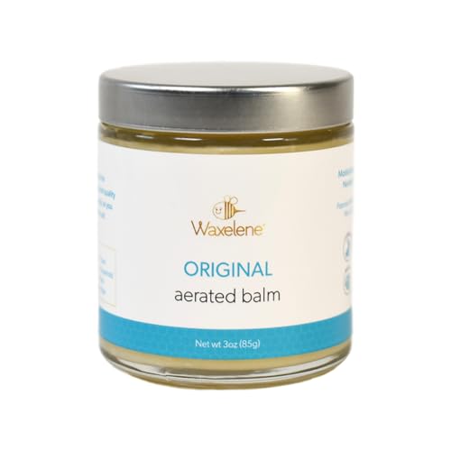 Image of Waxelene Original Aerated Balm, Travel Jar, Organic Multipurpose Ointment the Petroleum Jelly Alternative Eczema Dry Sensitive Skin Face Moisturizer