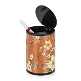 Facile à nettoyer : design amovible, ce cendrier pour cigarettes d'extérieur est divisé en 2 parties : couvercle, corps de tasse et fond, et il peut être directement démonté dans l'eau pour le nettoyage sans rouiller.