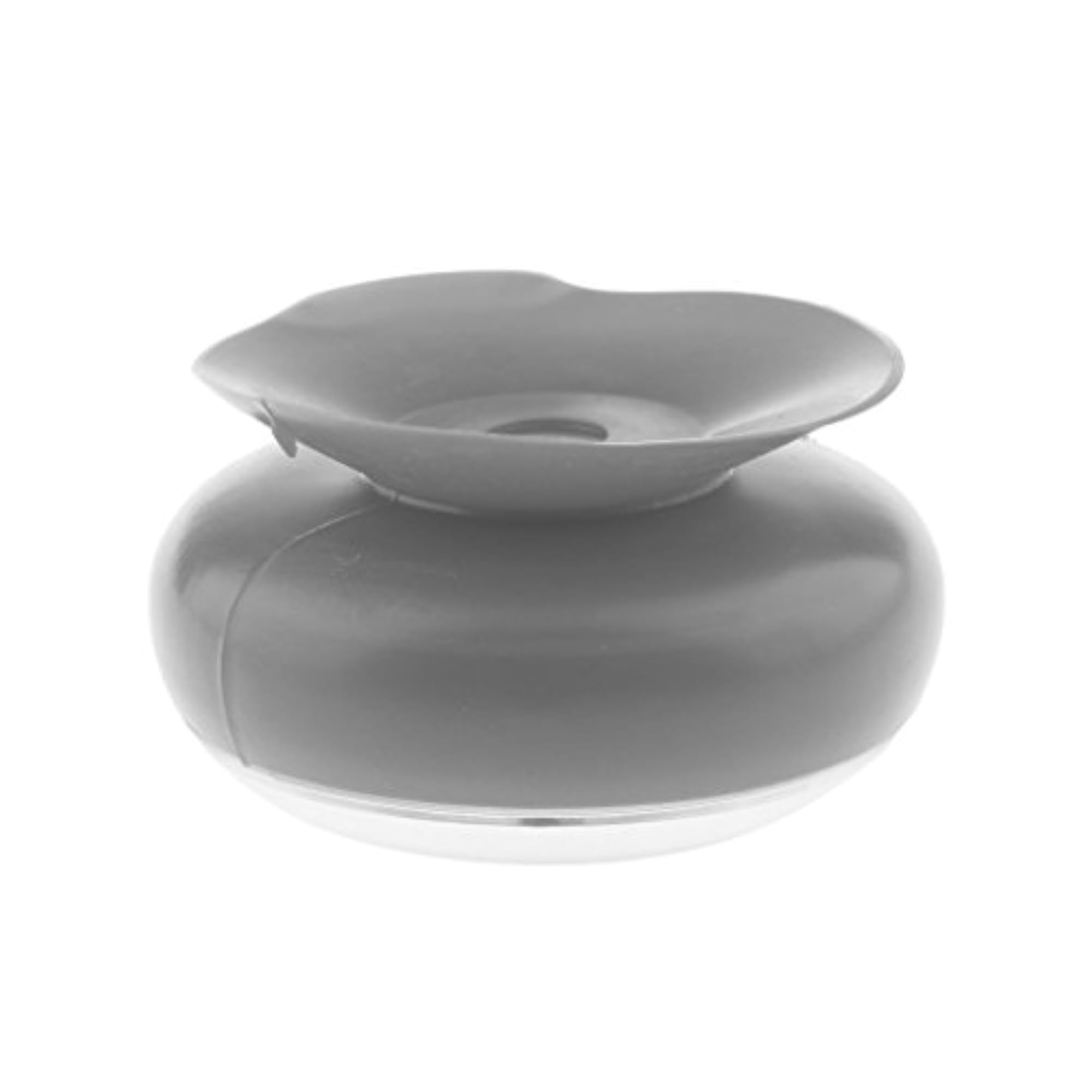 Soft Material Waterproof Kitchen Bathroom Bath Shower Suction Cup Clock Grey