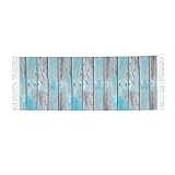 Utilisation polyvalente : panneau de bois imprimé sur fond écharpe à pompons chauds, notre design tendance et unique drape magnifiquement vos épaules, vous gardant au chaud pendant les saisons fraîches. Elle est adaptée pour être associée à des manteaux, des pulls ou des costumes, cette longue écharpe peut ajouter de la sophistication et de la chaleur à votre garde-robe d'hiver.