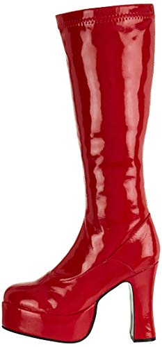 Secret Wishes High Heel Platform Costume Boots, Red, Large #TOP4
