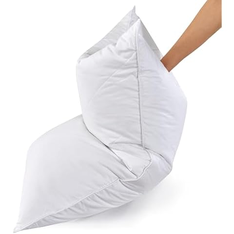 Three Geese White Goose Feather Bed Pillows Cover