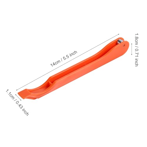Handfolienschneider für Buntglas, Kupferfolienwerkzeug Praktisch Werkzeuge zur Herstellung von Buntglas Effizient Buntglasfolienschneider für Arbeit Heimwerken Geschenke für Bastler (Orange)