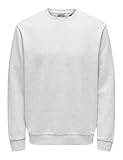 Only & Sons Onsceres Crew Neck Noos Sudadera para Hombre, Super Light Grey Melange, M
