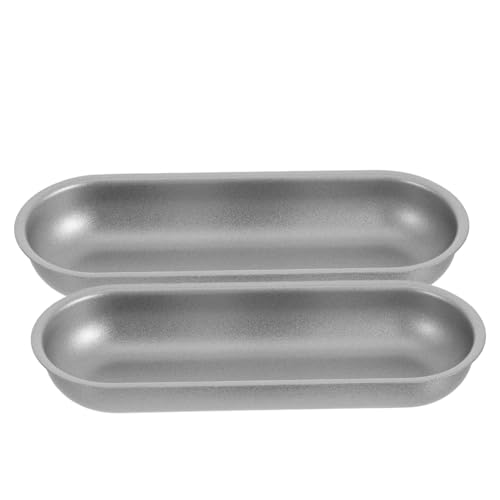 STOBAZA 2 piezas Molde para Pan de Molde al Grueso Antiadherente y Resistente Altas Temperaturas Bandeja para Hornear Pan de Hot Dog para Horno Doméstico