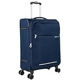 Jaslen - Maleta Mediana con 4 Ruedas Giratorias para Viajes Largos Tipo Trolley Ideal como Maletas de Viaje Grandes 23 Kilos y Maleta Viaje Mediana Resistentes, Marino