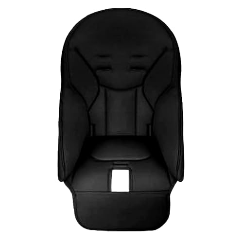 Toveival High Chair Cushion, High Chair Cover for Baby, Seat Cushion Breathable Pad, High Chair Seat Cover, PU Leather Soft Padding HighChair Covers for Siesta Zero3,Baoneo,Kosmic Jané (Black)