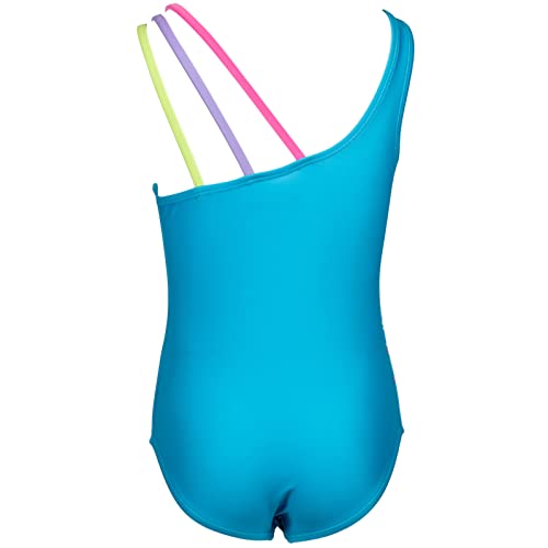 Disney Descendants Evie Little Girls One-Piece Bathing Suit Blue 4 #TOP3