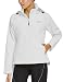 baleaf Fahrradjacke Damen Regenjacke Wasserdicht Atmungsaktiv Wanderjacke Windbreaker Sommerjacke Outdoor Jacken Leichte Windjacke Trekking Regenjacke Radjacke Weiß L