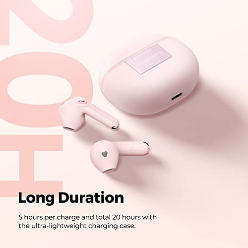 Image of SoundPEATS True Wireless Earbuds, Air3 Deluxe HS Bluetooth 5.3 Headphones with 14.2mm Driver, 4 Mic Hi-Res Audio Wireless Ear Buds, IPX4 Waterproof Stereo in-Ear Earphones, 20 Hrs, App Customized EQ