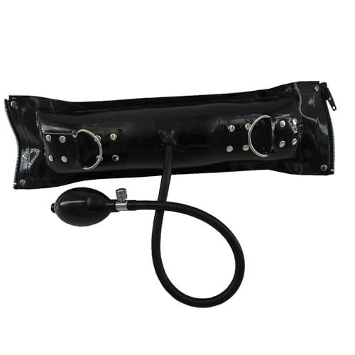 Latex Rubber Neck Choker Inflatable Collar,Back Zip Latex Cosplay Collar Costumes Choker4