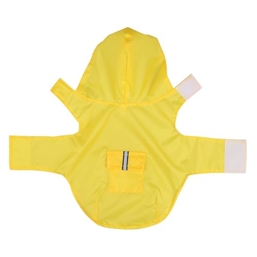 Kisangel Dog Raincoat Puppy Rainwear Small Dogs Hooded Sturdy Polyester Weatherproof