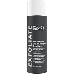 GENTLE NON-ABRASIVE LEAVE-ON EXFOLIANT: With 2% BHA (Beta hydroxy acid), to unclog & diminish enlarged pores, exfoliate dead skin cells, smooth wrinkles, and brighten and even out skin tone. Combats redness, wrinkles, aging, enlarged pores, and black...