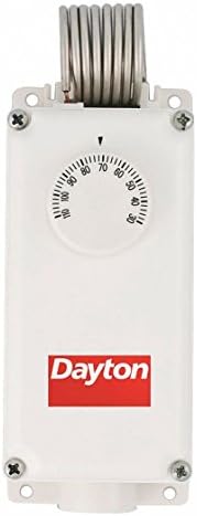 Dayton 6EDY5 Line Voltage Thermostat, 120-240V, SPDT