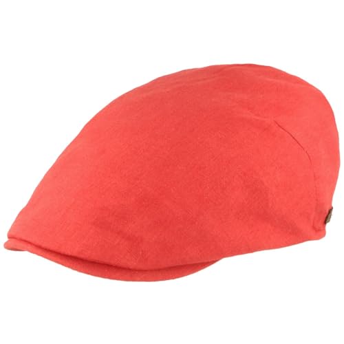 Casquette plate haut de gamme en lin Breiter avec doublure coton premium