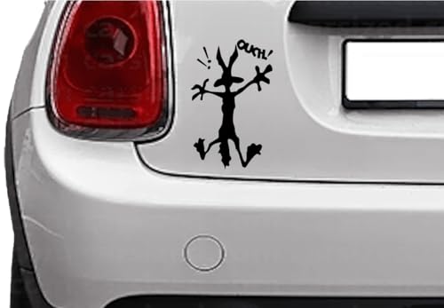Ouch Koyote Sticker Ouch Cartoon Comic Funny Roadrunner