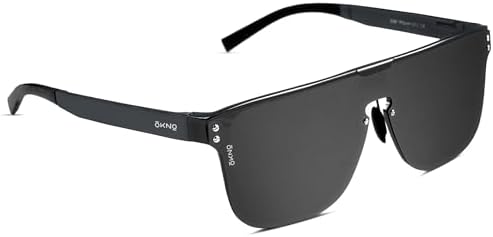 Eyewearlabs OKNO | Polarized Unilens Over-Sized Alloy Premium Branded Stylish Sunglasses For Men & Women | 100% UV Protection Shades | Cricket Sports Cycling Driving | Punisher