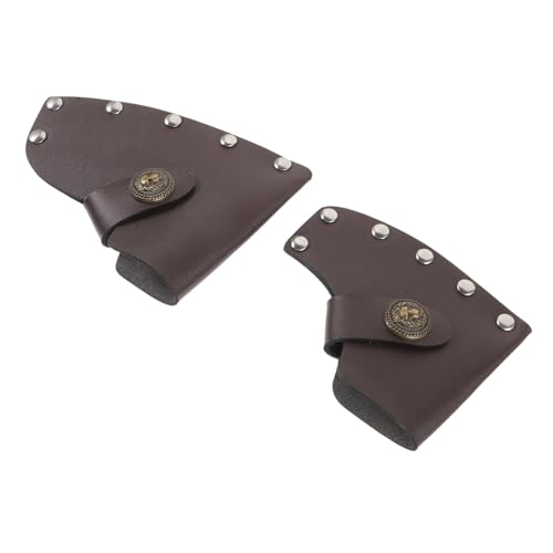 HAKIDZEL 2Pcs Hatchet Head Cover Protector for Camping Hiking Outdoor Activities Durable Portable Axe with Enhanced Comfort and Easy Installation