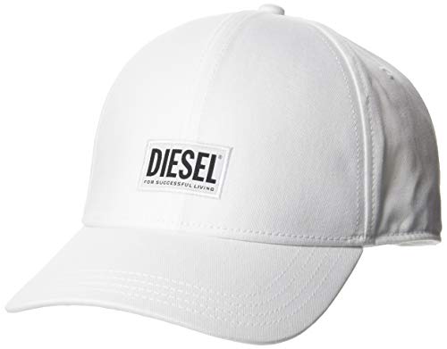 (ディーゼル) DIESEL メンズ キャップ ロゴ ラベル スナップバック 00SYQ90BAUI 02 ホワイト 100