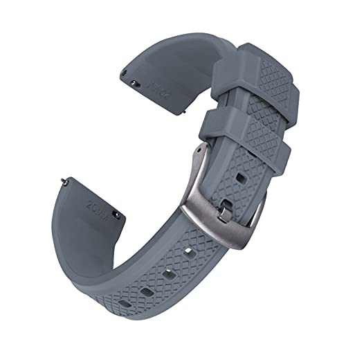 Bracelet de montre en caoutchouc étanche pour plongée sous-marine homme