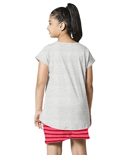 Image of Pure Cotton Half Sleeves Printed T-Shirt & Shorts Set Set | Shorts Set for Kids | Clothing Set for Kids | Summer Set for Kids | Kids Nightwear Multicolor and Sizes