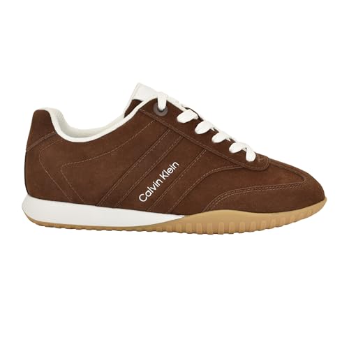 Calvin Klein Women's Hendrea Dark Brown Suede 6 Medium - image 6