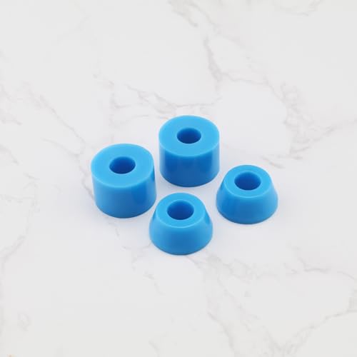 YINETTECH 2 Sets Longboard-LKW-Buchsen, 92 A, Skateboard-Buchsen, Stoßdämpfer, geeignet für Skateboards, Vierrad-Skateboards (blau)