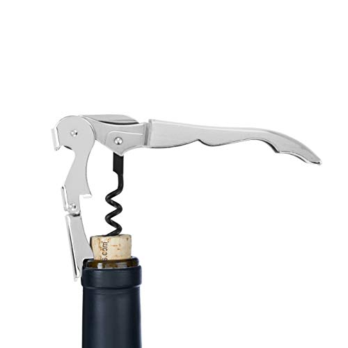 Stainless Steel Doubled Hinged Corkscrew #TOP4