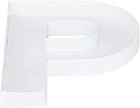 Vista 31 de WENPACK 8" Pequeñas Bandejas de Cartón Rellenables en Forma de Letra de Papel Maché Figuras Recortadas Contenedor de Comida para Dulces (S)