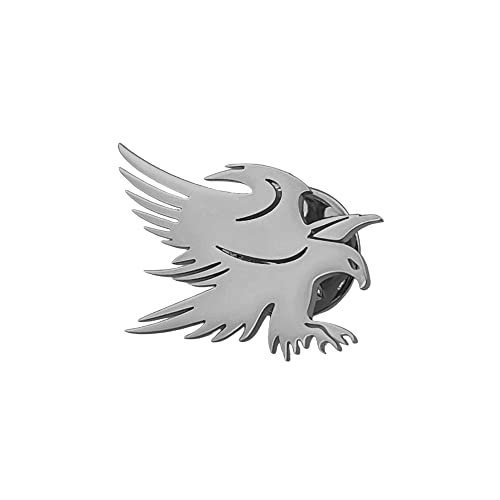 Image of Stainless Steel Animal Charm Badge Eagle Wings Bird Brooch and Pin