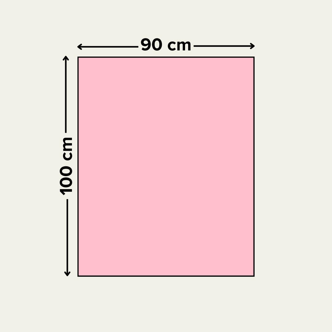 Dr. BOHRRAS Baby Super Soft Solid Rubber Sheet 200 TC Double Colour Blue Pink Sterilizable Non Allergic (90X100 Cm (1Mtr)), Full - Image 5 thumbnail