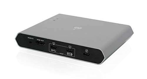 Kvm 2-Port Usb-C - Iogear 2 Usb-C/Thunderbolt 3 Devices - 2 Usb 3.1, Up To 5Gbps - 4K 30Hz - Power Delivery 75W - Plug N Play - Taa - Mac/Win - Gud3C04 #TOP3