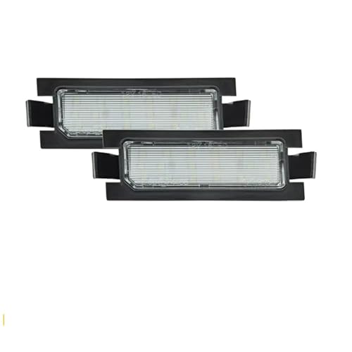 Luces matrícula coche LED para Hyundai i30 Elantra y Accent pack de 2 unidades luz blanca