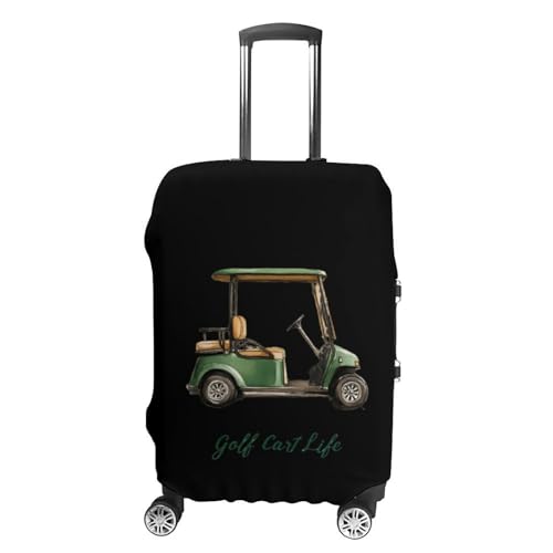 Golf Cart Life Funny Travel Luggage Cover Baggage Suitcase Cover Protector Skins 19-32 Inch