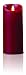 GKI/Bethlehem Lighting Luminara Wax Candle, 4 by 9-Inch, Burgundy