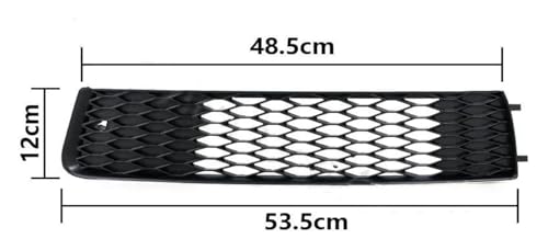 Rejilla de coche para faros antiniebla delanteros de Q7 2009-2014 mallas de parachoques 3