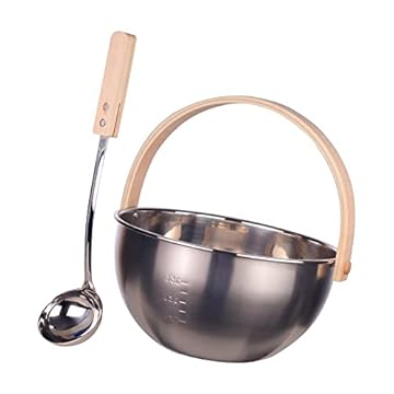 stainless steel sauna bucket