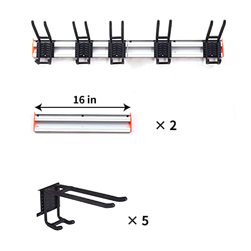 Homeon Wheels US- 2-A Aluminum Ski Storage Rack Holds 6 Pairs Of Skis Ski Rack thumb #5