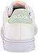 adidas Women's Advantage Sneaker, White/White/Linen Green, 9.5