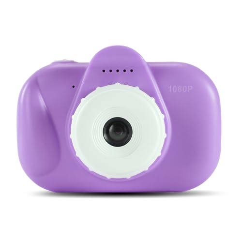 Cámara digital para niños con doble lente y funda resistente miniatura 1