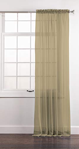 Stylemaster Elegance Sheer Voile, 60" X 95" | Panel, Bisque #TOP9