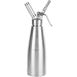Ymxygz Dispenser per Panna Montata, Sifone per Panna in Acciaio Inox E Dispenser per Panna Montata per Torte, Formaggi E Dessert