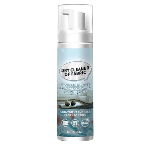 Mnozreo Espuma de Limpieza en Seco para Sofá,Limpiador de Tela para Sofa,Spray para Limpieza en Seco de Tejidos,Quitamanchas para Telas de Sofá,Protector De Tela Multiusos,100ML,1PC