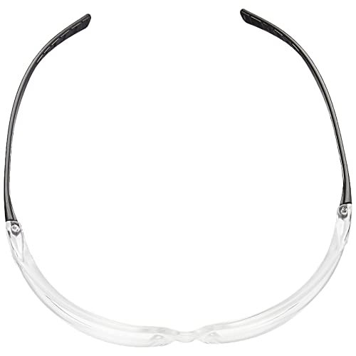 Amazoncommercial Safety Glasses (Clear/Black), Anti-Fog, 12-Pack #TOP4