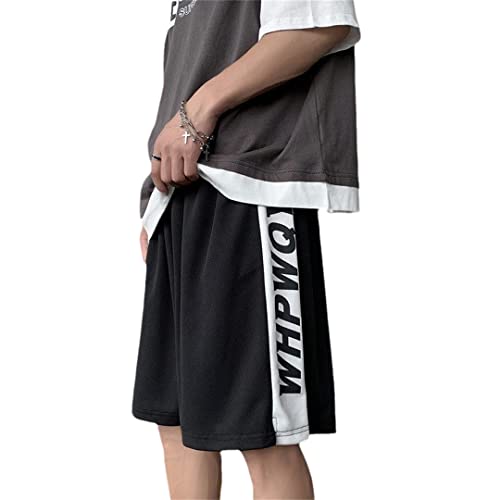 Short de sport noir AXEBHPED pour running et détente estivale en taille L