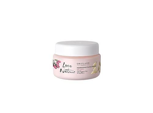 Love Nature Crema facial nutritiva con avena orgánica y bayas de Goji 50ML disponible en Yaxa Colombia