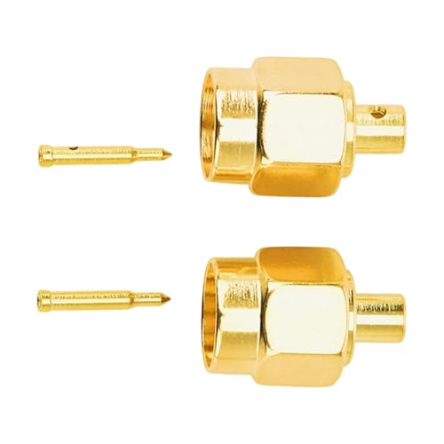 Conectores coaxiales RG402 de alta fidelidad con pasador central para cableado semirrígido rígido