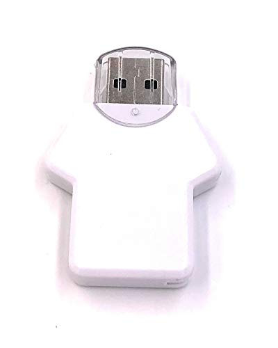 H-Customs Maillot de survêtement d'entraînement de Football Jersey, clé USB Blanche, mémoire Flash de 16 Go, USB 2.0