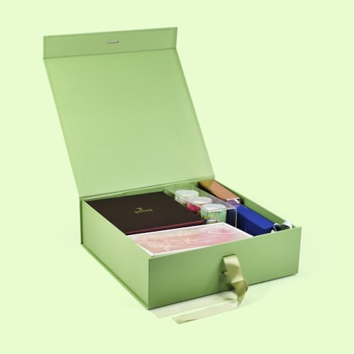 Image of RBS-LARGE Gift Box (34 x 33 x 10cm) Gift Box for Packaging (1 Pack) Hamper Box for Gift Holds Upto 10 kg Gift Packing Box Gift Boxes for Gifting Hamper Box (Large Green)